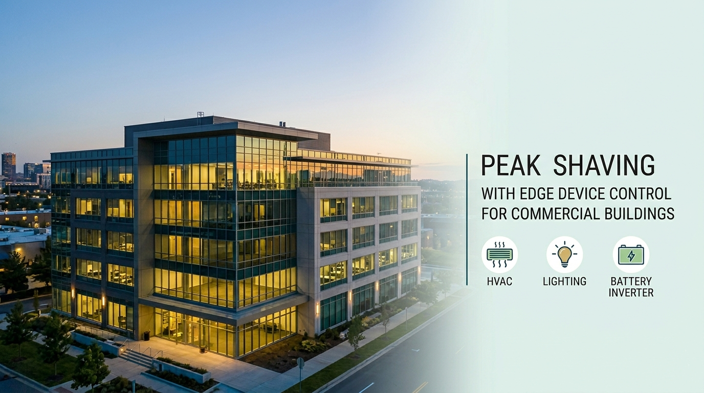 Peak Shaving with Edge Device Control