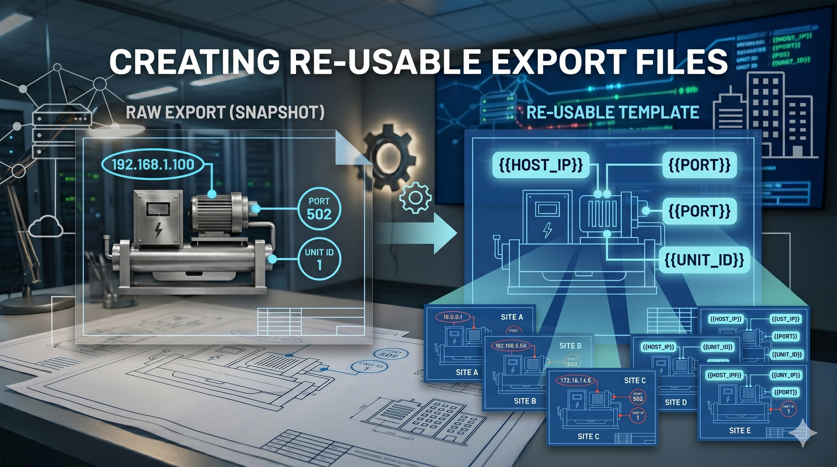 Creating Re-usable Export Files